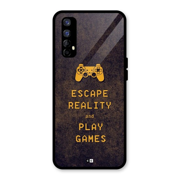Escape Reality Glass Back Case for Realme Narzo 20 Pro