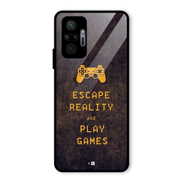 Escape Reality Glass Back Case for Redmi Note 10 Pro Max