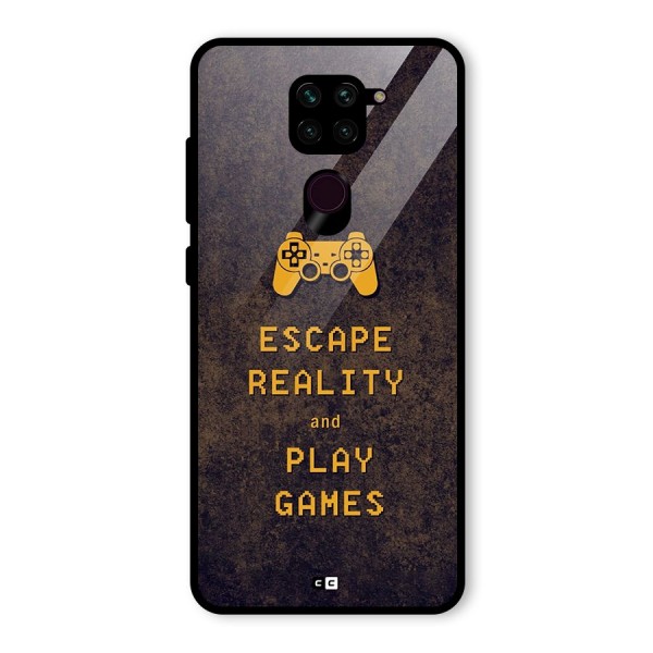 Escape Reality Glass Back Case for Redmi Note 9