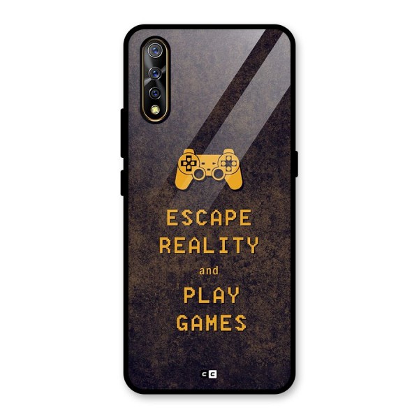 Escape Reality Glass Back Case for Vivo S1