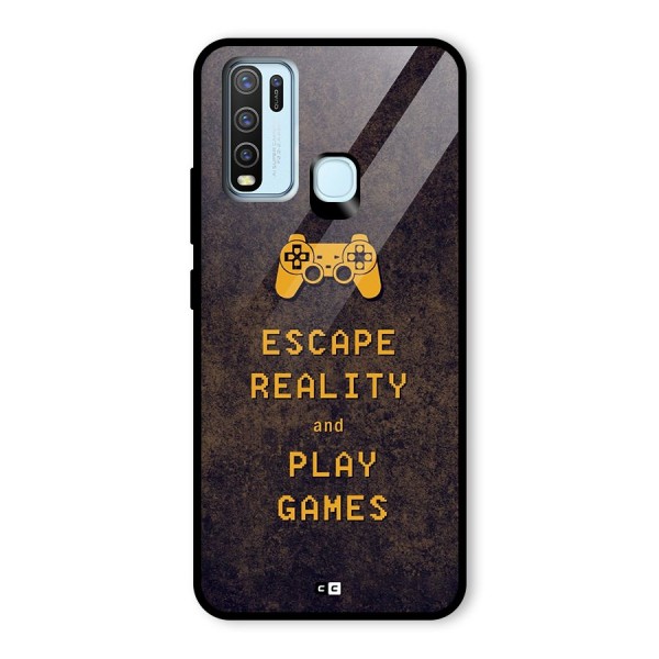 Escape Reality Glass Back Case for Vivo Y30