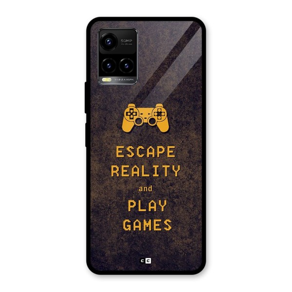 Escape Reality Glass Back Case for Vivo Y33s