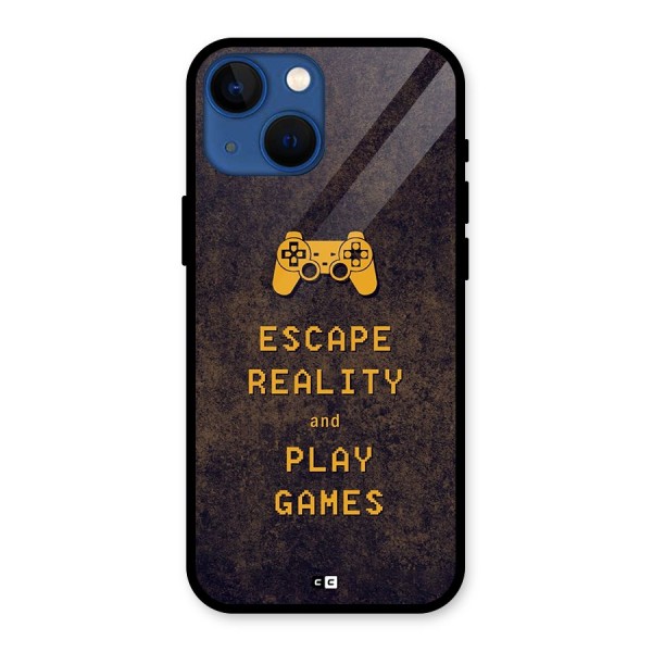 Escape Reality Glass Back Case for iPhone 13 Mini