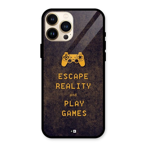 Escape Reality Glass Back Case for iPhone 13 Pro Max
