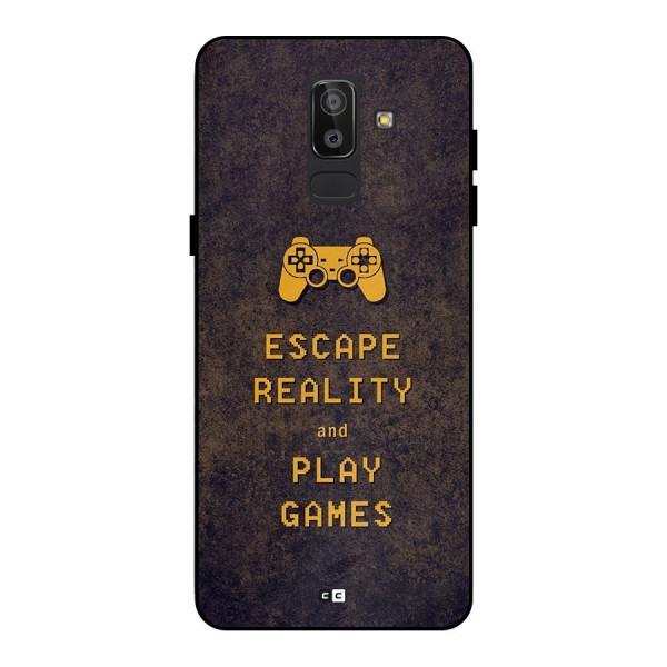 Escape Reality Metal Back Case for Galaxy J8