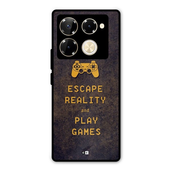 Escape Reality Metal Back Case for Infinix Note 40 Pro Plus