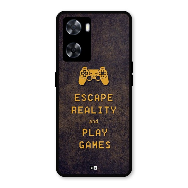 Escape Reality Metal Back Case for OnePlus Nord N20 SE