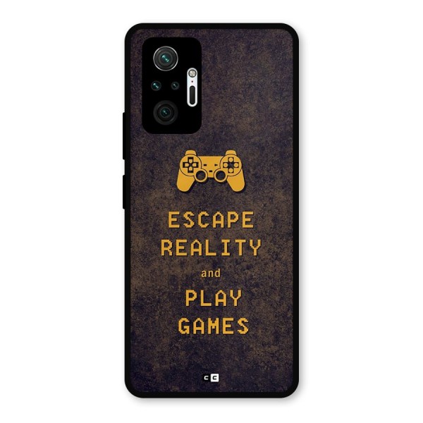 Escape Reality Metal Back Case for Redmi Note 10 Pro Max