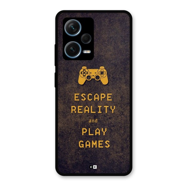 Escape Reality Metal Back Case for Redmi Note 12 Pro Plus 5G