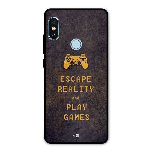 Escape Reality Metal Back Case for Redmi Note 5 Pro