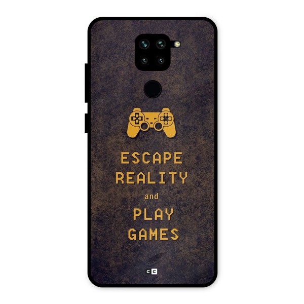 Escape Reality Metal Back Case for Redmi Note 9