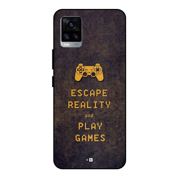 Escape Reality Metal Back Case for Vivo V20