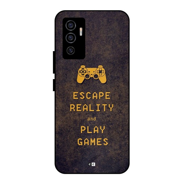Escape Reality Metal Back Case for Vivo V23e