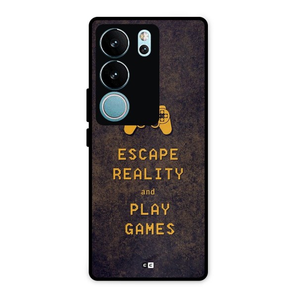 Escape Reality Metal Back Case for Vivo V29