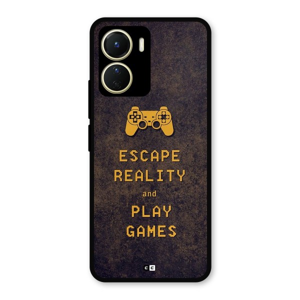 Escape Reality Metal Back Case for Vivo Y16