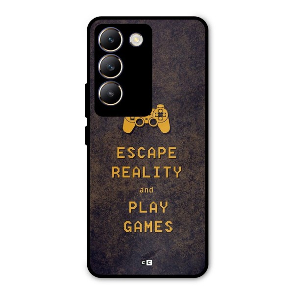 Escape Reality Metal Back Case for Vivo Y200e