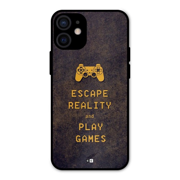 Escape Reality Metal Back Case for iPhone 12 Mini