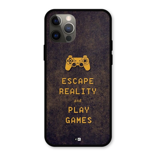 Escape Reality Metal Back Case for iPhone 12 Pro