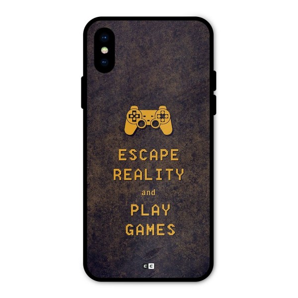 Escape Reality Metal Back Case for iPhone XS