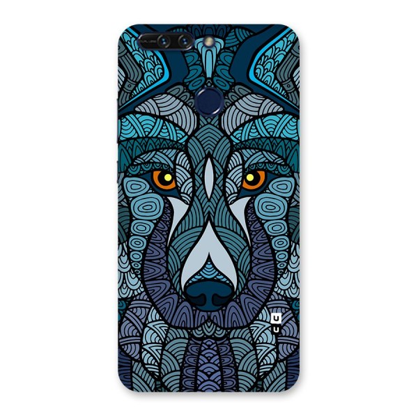 Ethnic Wolf Art Illustration Back Case for Honor 8 Pro