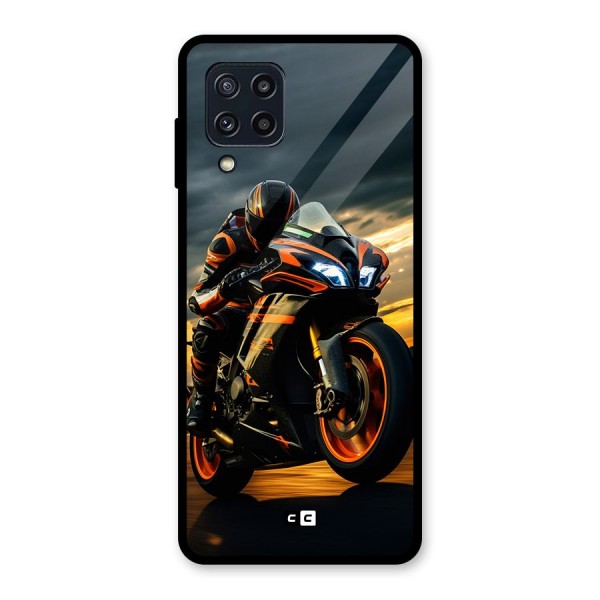 Evening Highway Glass Back Case for Galaxy M32