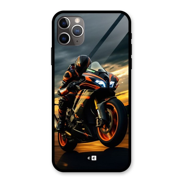 Evening Highway Glass Back Case for iPhone 11 Pro Max