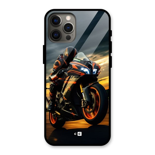 Evening Highway Glass Back Case for iPhone 12 Pro Max