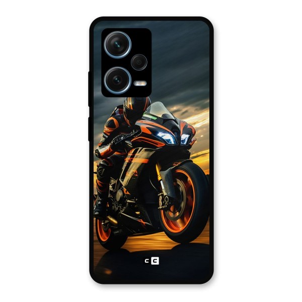 Evening Highway Metal Back Case for Redmi Note 12 Pro Plus 5G