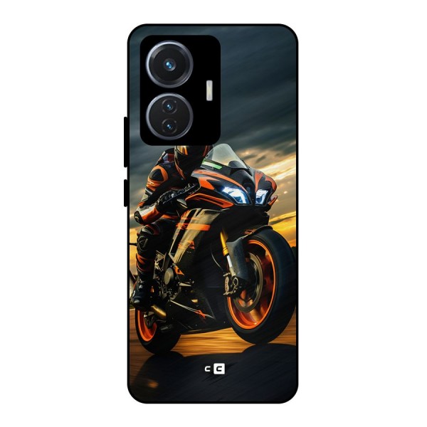 Evening Highway Metal Back Case for iQOO Z6 44W