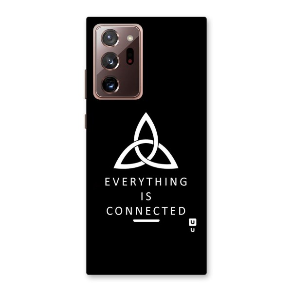 Everything is Connected Typography Back Case for Galaxy Note 20 Ultra