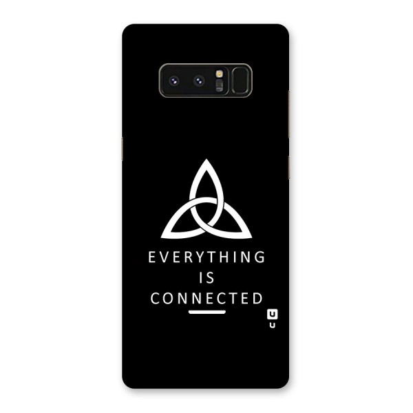 Everything is Connected Typography Back Case for Galaxy Note 8