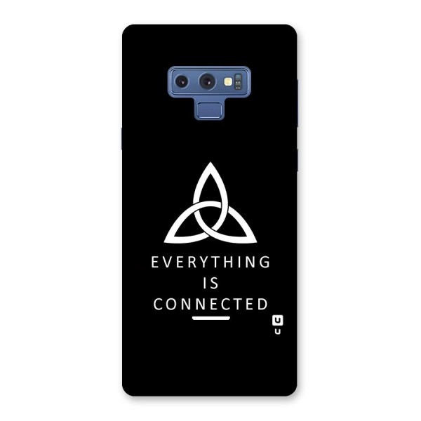 Everything is Connected Typography Back Case for Galaxy Note 9