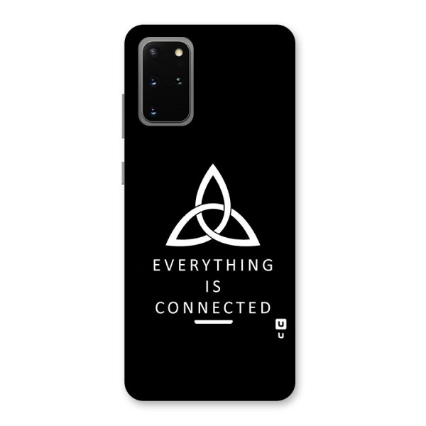 Everything is Connected Typography Back Case for Galaxy S20 Plus