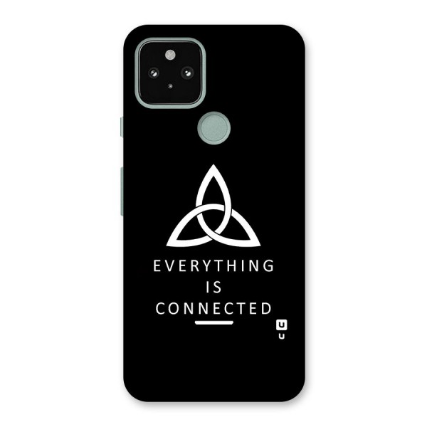 Everything is Connected Typography Back Case for Google Pixel 5
