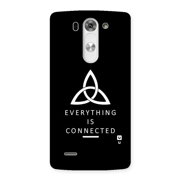 Everything is Connected Typography Back Case for LG G3 Mini