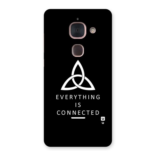 Everything is Connected Typography Back Case for Le Max 2