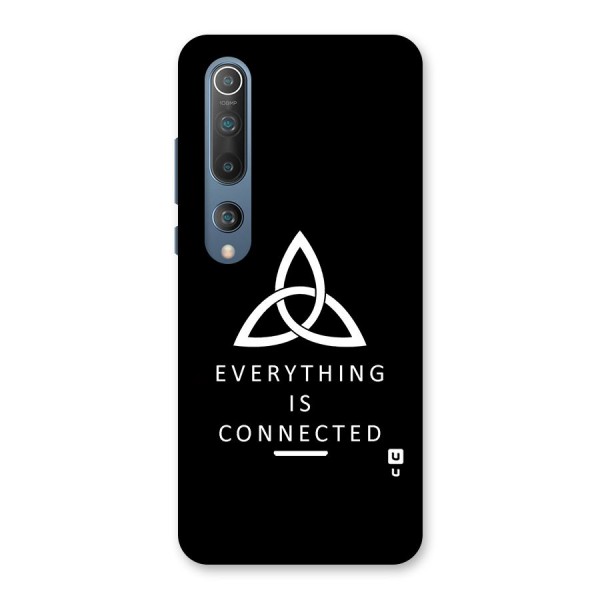 Everything is Connected Typography Back Case for Mi 10