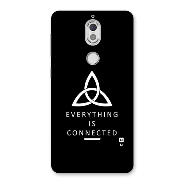 Everything is Connected Typography Back Case for Nokia 7