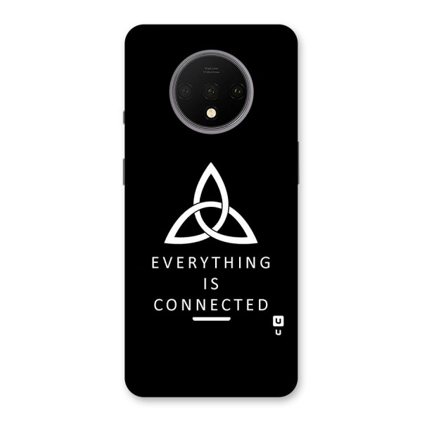 Everything is Connected Typography Back Case for OnePlus 7T
