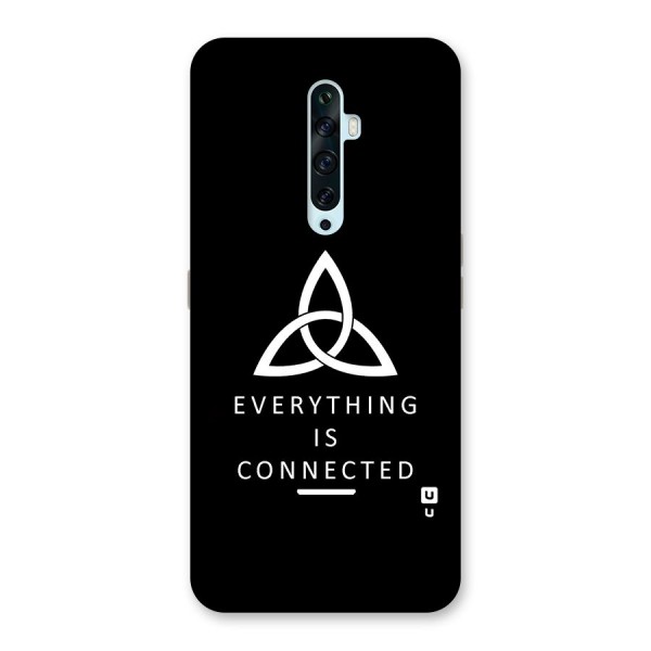 Everything is Connected Typography Back Case for Oppo Reno2 Z