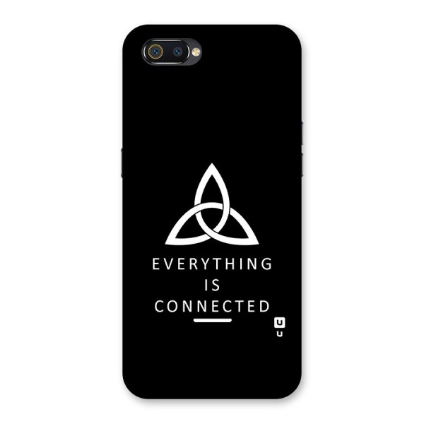 Everything is Connected Typography Back Case for Realme C2