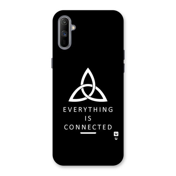 Everything is Connected Typography Back Case for Realme C3