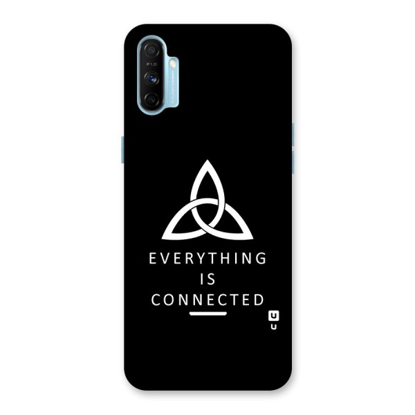 Everything is Connected Typography Back Case for Realme Narzo 20A