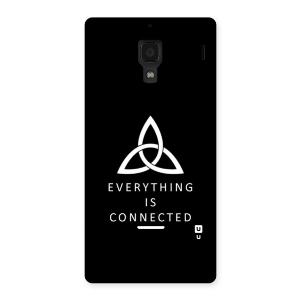 Everything is Connected Typography Back Case for Redmi 1S