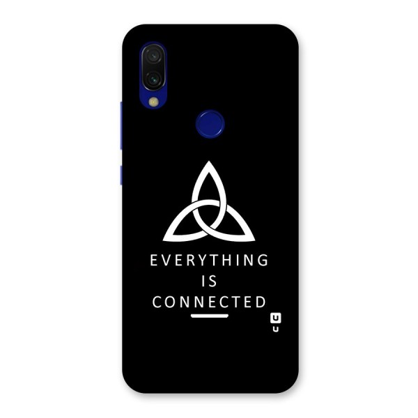 Everything is Connected Typography Back Case for Redmi 7