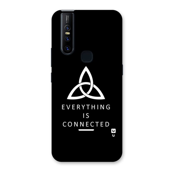Everything is Connected Typography Back Case for Vivo V15