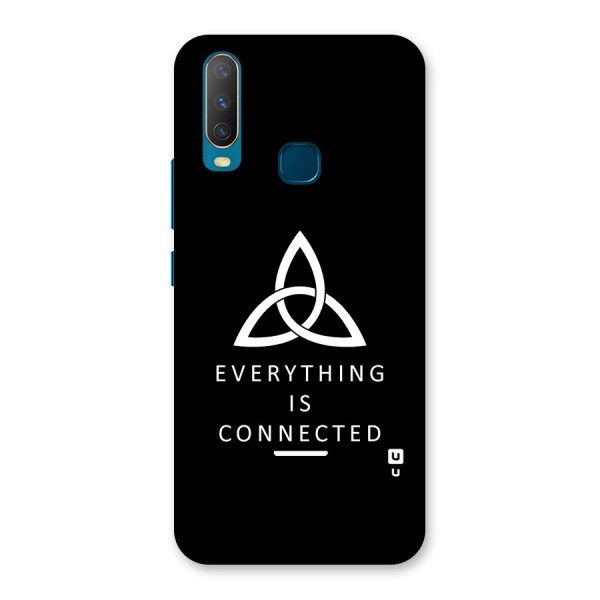 Everything is Connected Typography Back Case for Vivo Y17