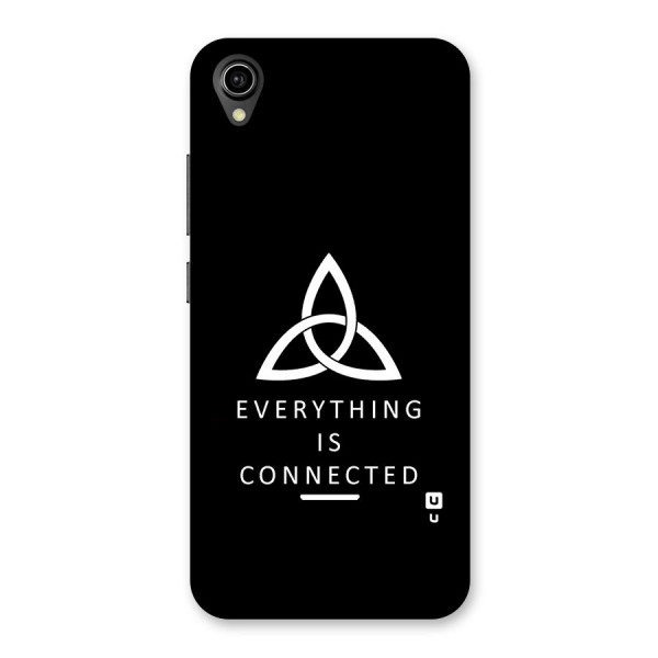 Everything is Connected Typography Back Case for Vivo Y91i