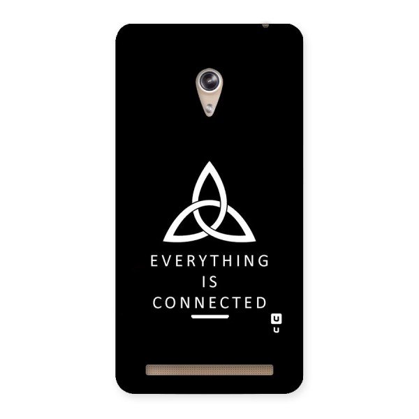 Everything is Connected Typography Back Case for Zenfone 6
