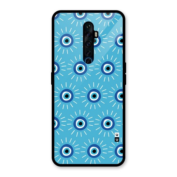 Evil Eves Away Glass Back Case for Oppo Reno2 F